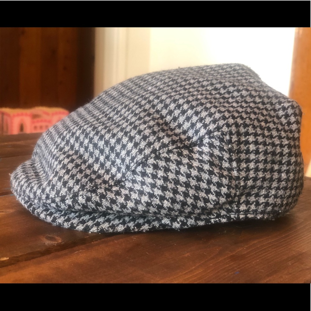 Brixton herringbone paperboy hat small